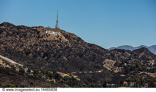 USA  Kalifornien  Los Angeles  Hollywood-Schild in den Bergen