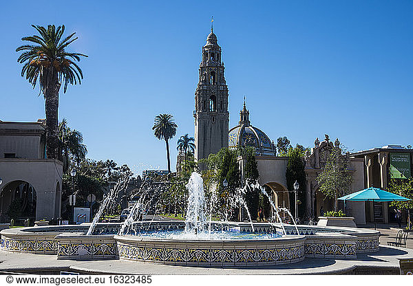 USA  Kalifornien  San Diego  Balboa Park  Kalifornischer Glockenturm