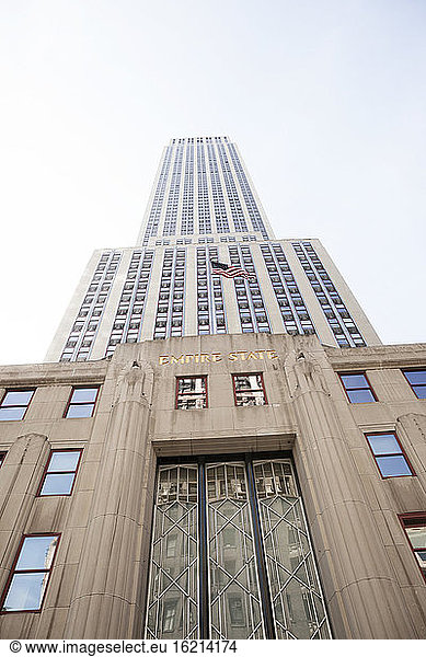 USA  New York  Blick auf das Empire State Building