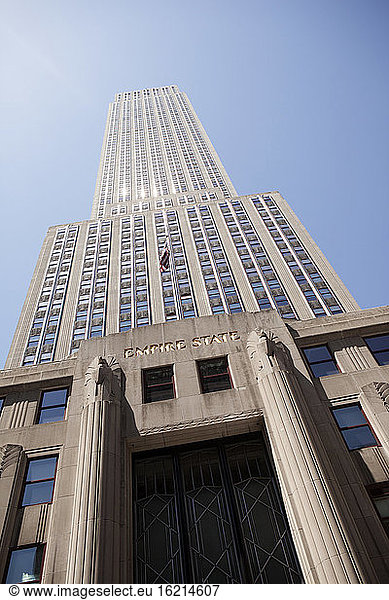 USA  New York  Blick auf das Empire State Building
