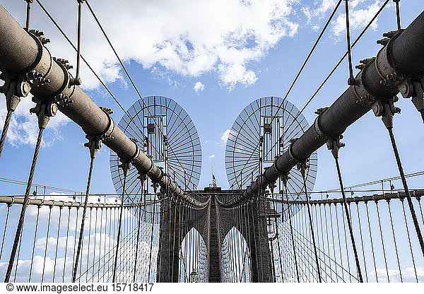 USA  New York  Brooklyn bridge