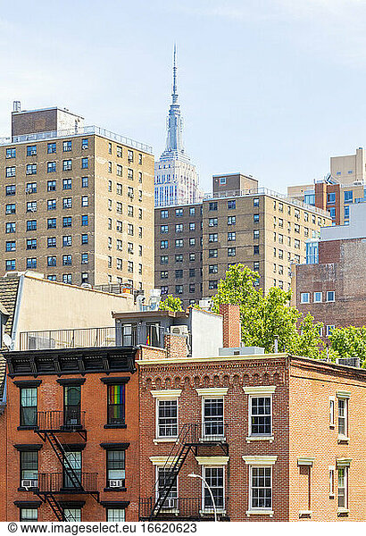 USA  New York  New York City  Wohnhäuser in Chelsea