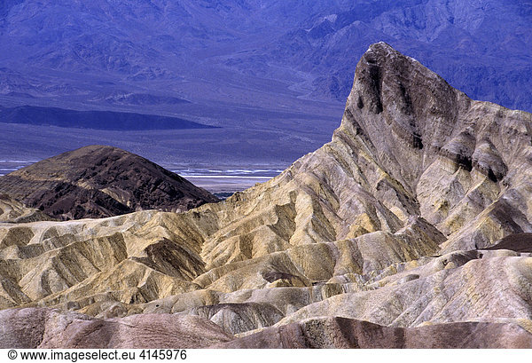 USA  United States of America  California: Death Valley National Park  Zabriski Point.