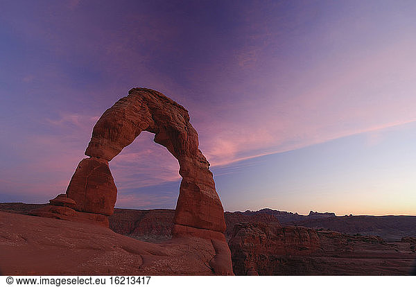 USA  Utah  Arches National Park  Delicate Arch
