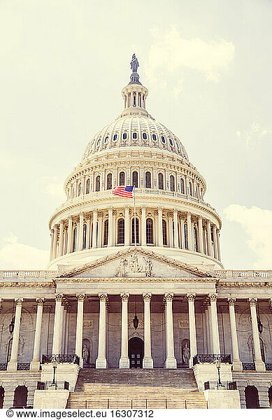 USA  Washington D.C.  Exterior of the Capitol