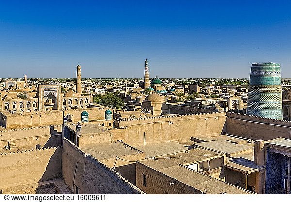 Usbekistan  Chiwa  Unesco-Weltkulturerbe  Stadt und Islam Hoja Minar.