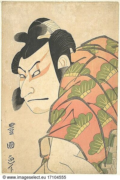 Utagawa Toyokuni I 1769–1825. Print  ca. 1615–1868. Edo period (1615–1868).
Polychrome woodblock print; ink and color on paper  38.1 cm.
Inv. Nr. JP1004
New York  Metropolitan Museum of Art.