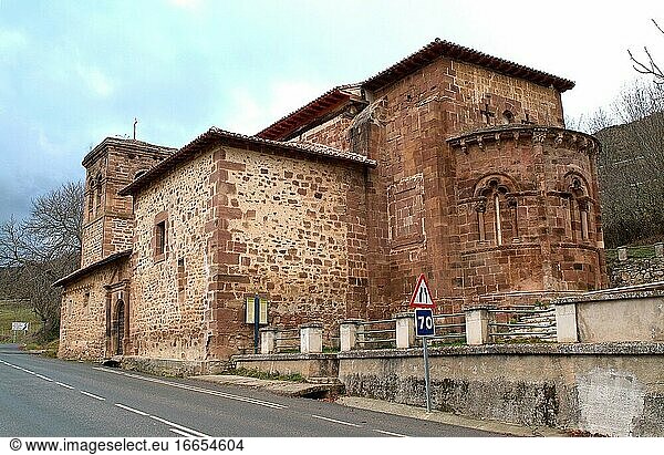 Valga?on  Nuestra Se?ora de Tresfuente (Romanik und Renaissance 13-18. Jahrhundert). La Rioja  Spanien.
