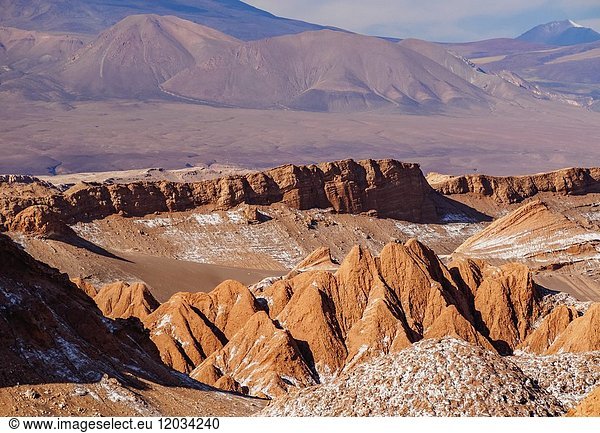 Valle de la Luna  The Moon Valley near San Pedro de Atacama  Atacama Desert  Antofagasta Region  Chile.
