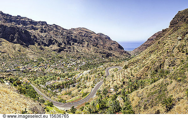 Valle Gran Grey  La Gomera  Canary Islands  Spain