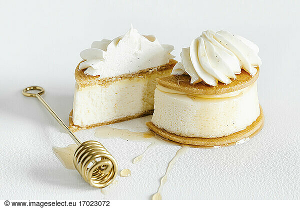 Vanilla ricotta cheesecake