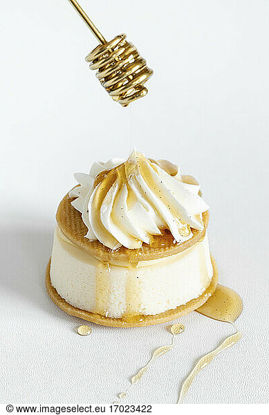Vanilla ricotta cheesecake