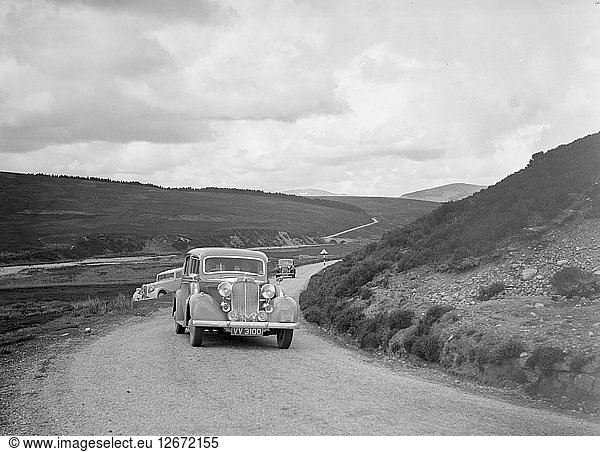 Vauxhall Big Six Limousine von WT Grose  RSAC Scottish Rally  1933. Künstler: Bill Brunell.