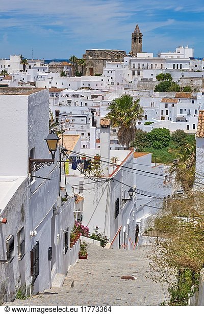 Vejer de la Frontera. Costa de la Luz. White Town Cadiz Province. Andalucia. Spain.