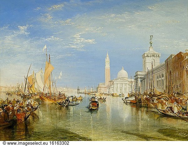 Venice: The Dogana and San Giorgio Maggiore  JMW Turner  1834  National Gallery of Art  Washington DC  USA  North America.