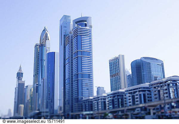 Vereinigte Arabische Emirate  Dubai  Wolkenkratzer