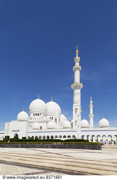 Vereinigte Arabische Emirate  VAE  Ehrfurcht  Moschee