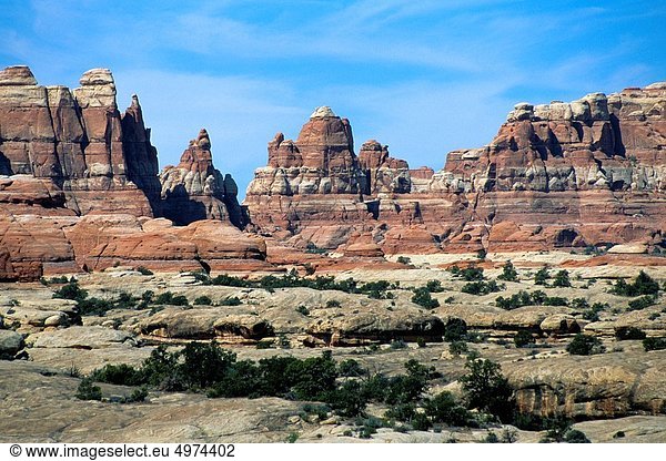 Vereinigte Staaten von Amerika  USA  Felsbrocken  Anordnung  Nähnadel  Nadel  Ortsteil  Utah
