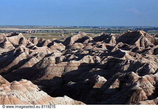 Vereinigte Staaten von Amerika  USA  Felsbrocken  Anordnung  Steppe  Ansicht  Luftbild  Fernsehantenne  South Dakota