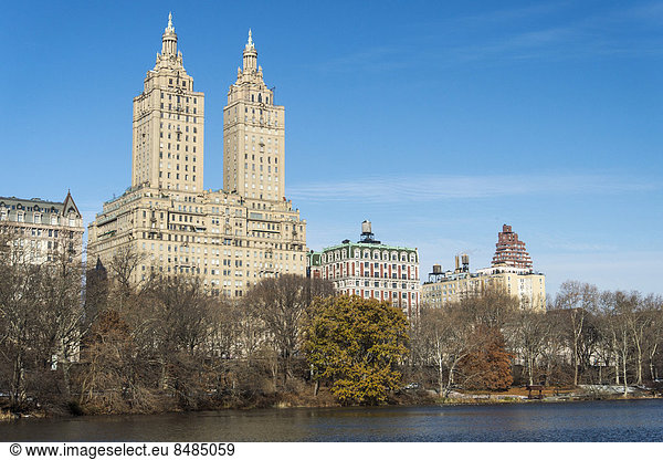 Vereinigte Staaten von Amerika USA New York City Gebäude Reichtum Apartment Central Park