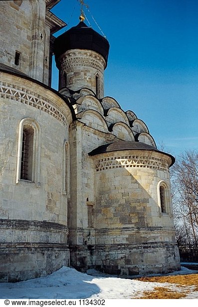 Verklärung-Kirche (16 Jahrhundert)  Ostrov  Moscow Region  Russland