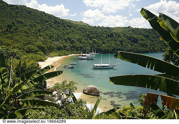 Vermelha Beach near Parati  Rio de Janeiro State  Brazil.