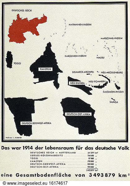 Versailles Treaty from 18 June 1919.Part IV. Loss of all colonies of 