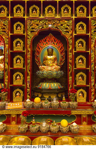 verziert Buddha Reliquie Schrein Singapur