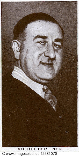 Victor Berliner  Box-Promoter und Manager  1938. Künstler: Unbekannt