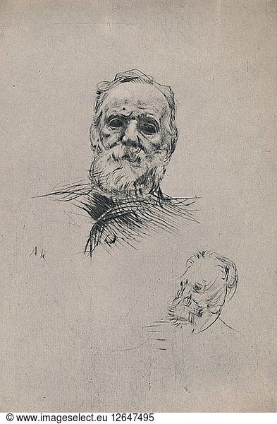 Victor Hugo  c.1884  (1946). Artist: Auguste Rodin.