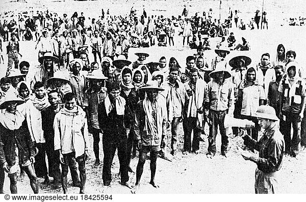 Vietnam: Cambodian refugees from the Khmer Rouge regime being recruited ...