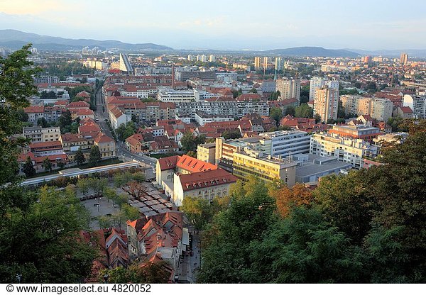 View from the castle  Ljubljana  Slovenia