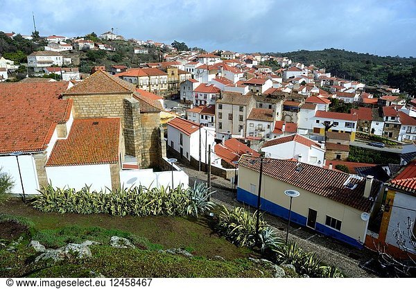 View from the castle of the rooves in Idanha-a-Nova  Castelo Branco  Portugal.