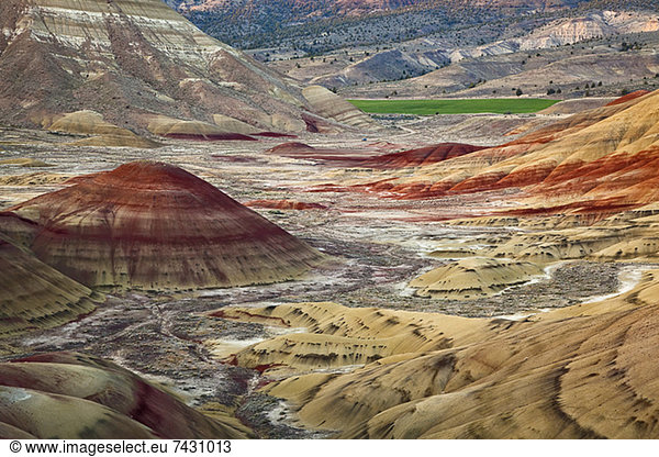 View of Painted Hills in Oregon