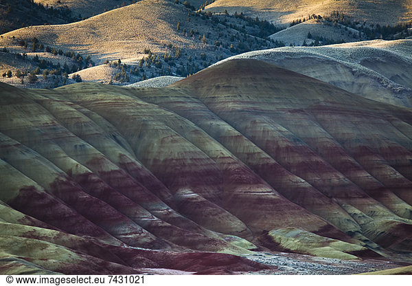 View of Painted Hills in Oregon