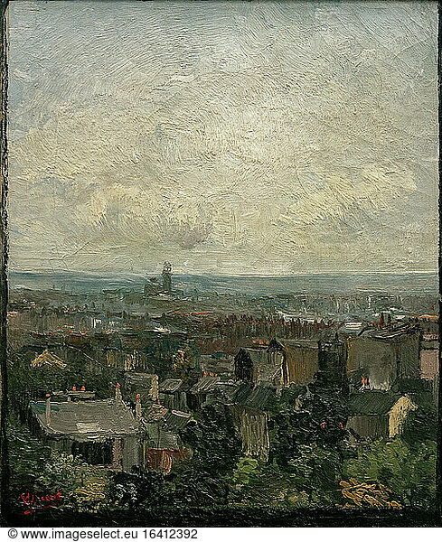 View of Paris rooftops