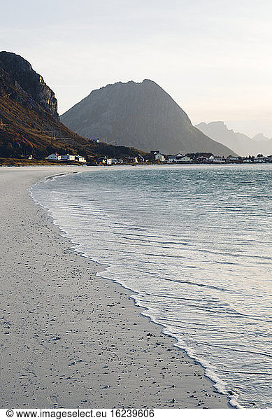 View of sandy beach