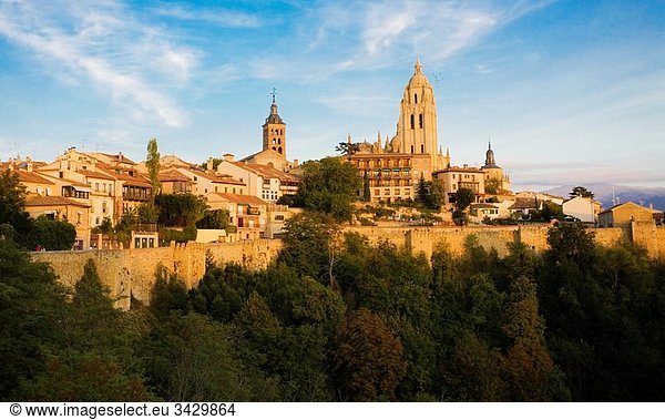 View of Segovia. Castile-Leon.Spain