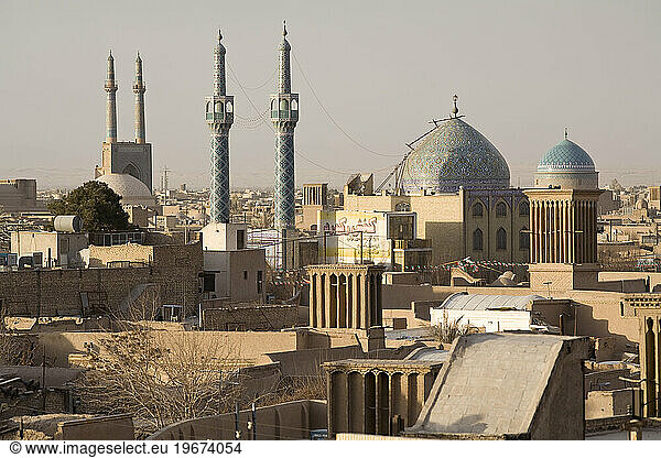 View over Yazd  Iran