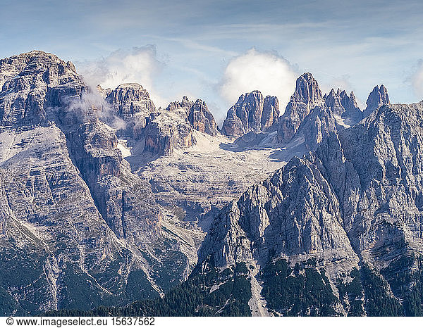 View to Adamello Alps  Italy