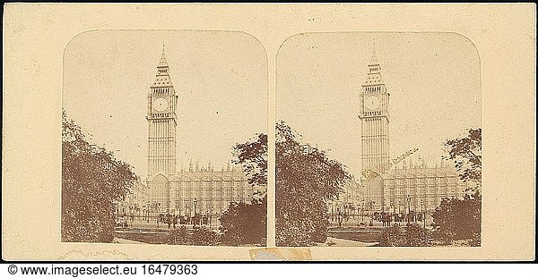 Views of London.Pair of Early Stereograph Views of London  England  ca. 1850–1879.Albumen silver prints.Inv. Nr. 1982.1182.873–.874New York  Metropolitan Museum of Art.