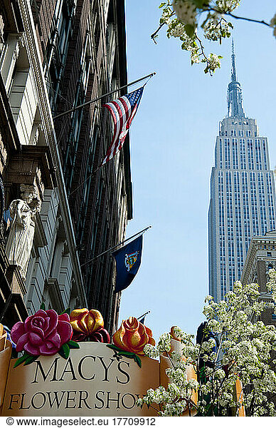 Views Of The Empire State Building From Macy's  The Biggest Department Store In The World  Manhattan  New York  Usa