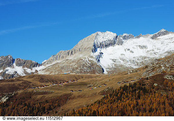 Village of Blatten  Jungfrau-Aletsch  UNESCO World Heritage Site  Valais  Swiss Alps  Switzerland  Europe