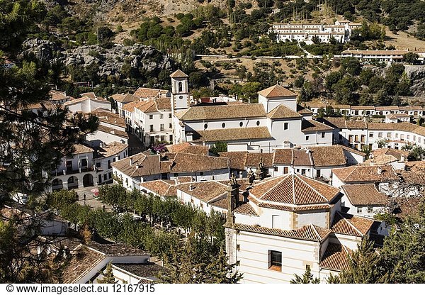 Village of Grazalema  Cadiz province  Andalucia  Spain.