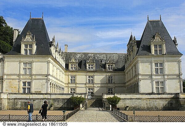 Villandry Castle  Loire Valley  Touraine  Chateau de  Villandry  Centre  France  Europe