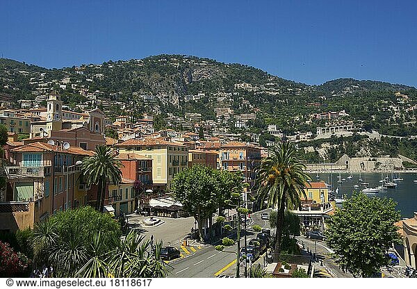 Villefranche-sur-Mer  Cote d'Azur  Alpes-Maritimes  Provence-Alpes-Cote d'Azur  Frankreich  Europa