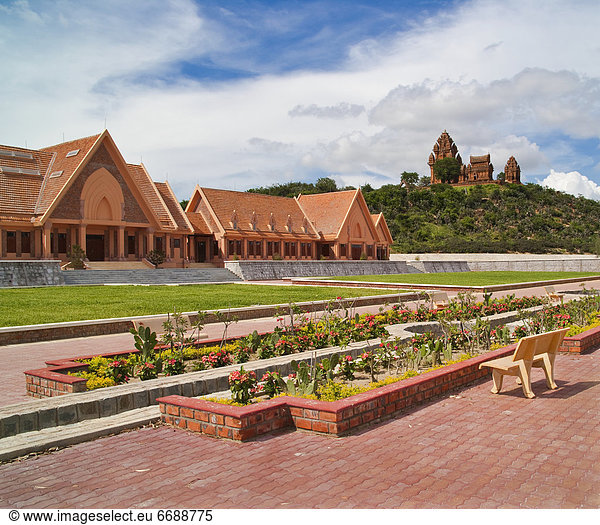 Visitors' Center for Cham Temple  Po Klaung Garai  Vietnam  Asia