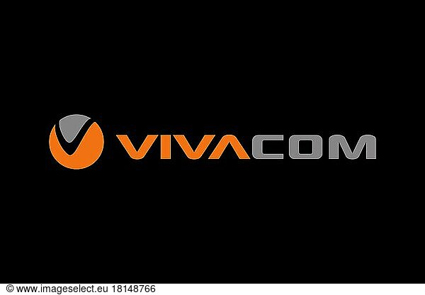 Vivacom  Logo  Schwarzer Hintergrund