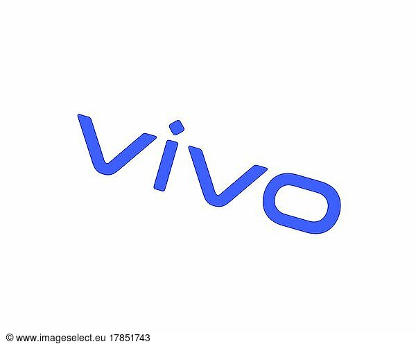 Vivo Technology  company Vivo Technology  company  gedrehtes Logo  Weißer Hintergrund B