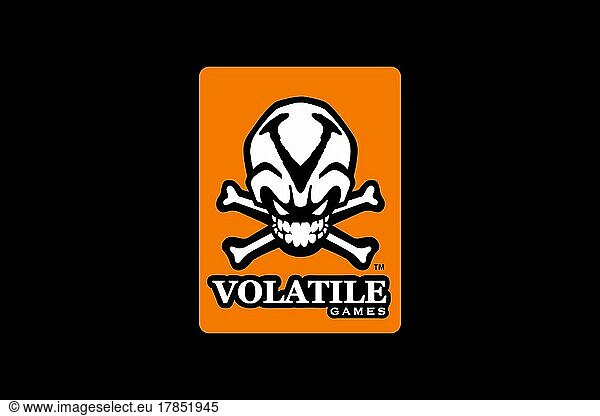 Volatile Games  Logo  Schwarzer Hintergrund
